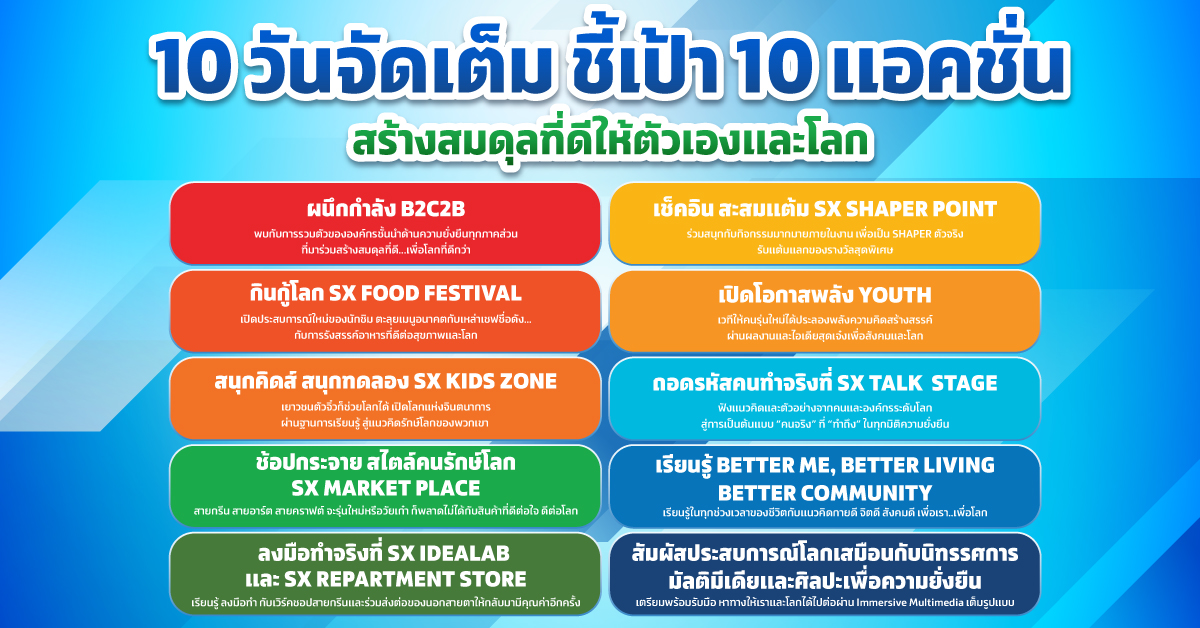10 Days, 10 Exciting Experiences for Earth Lovers at SX2024