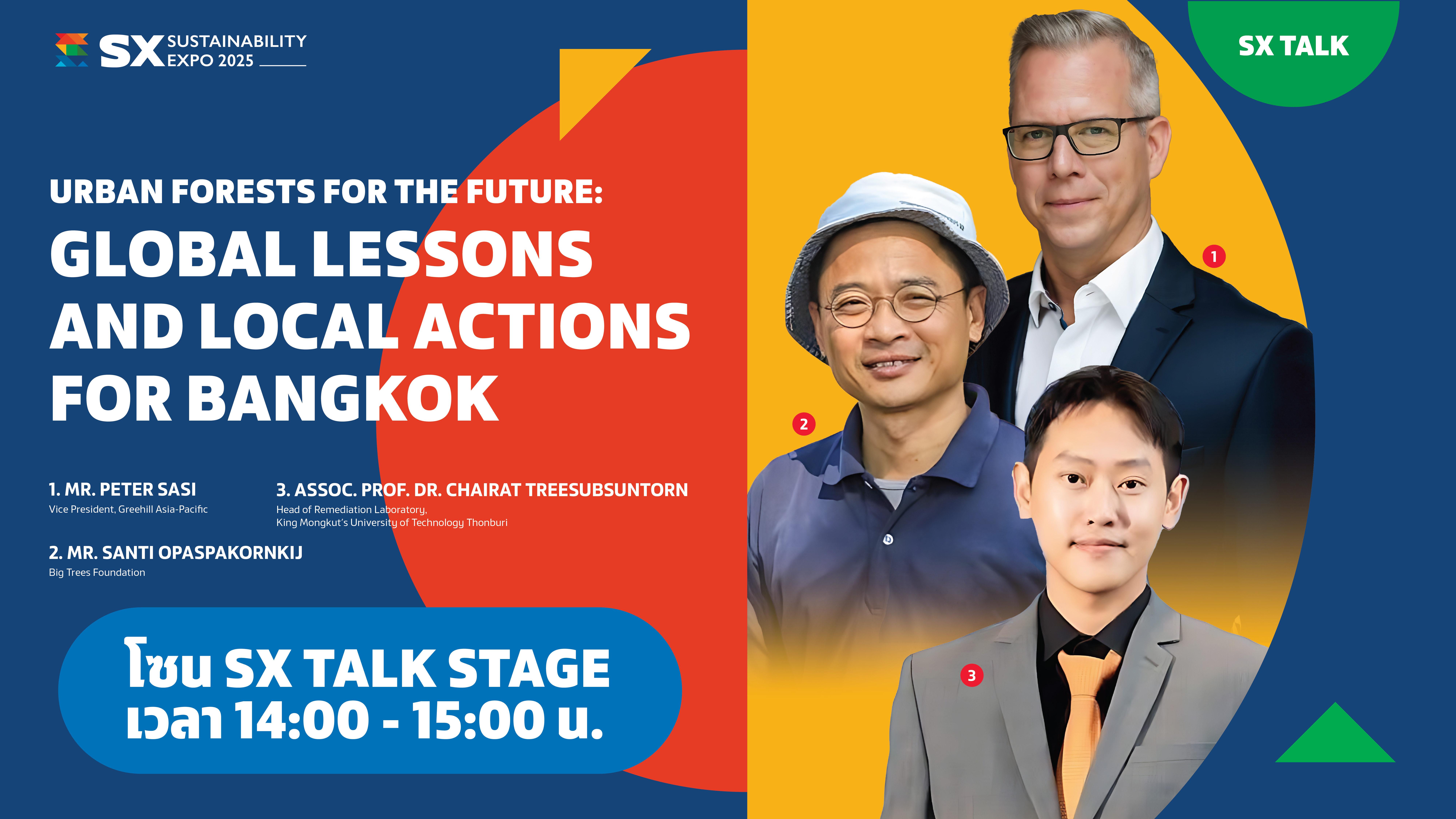 URBAN FORESTS FOR THE FUTURE : GLOBAL LESSONS AND LOCAL ACTIONS FOR BANGKOK