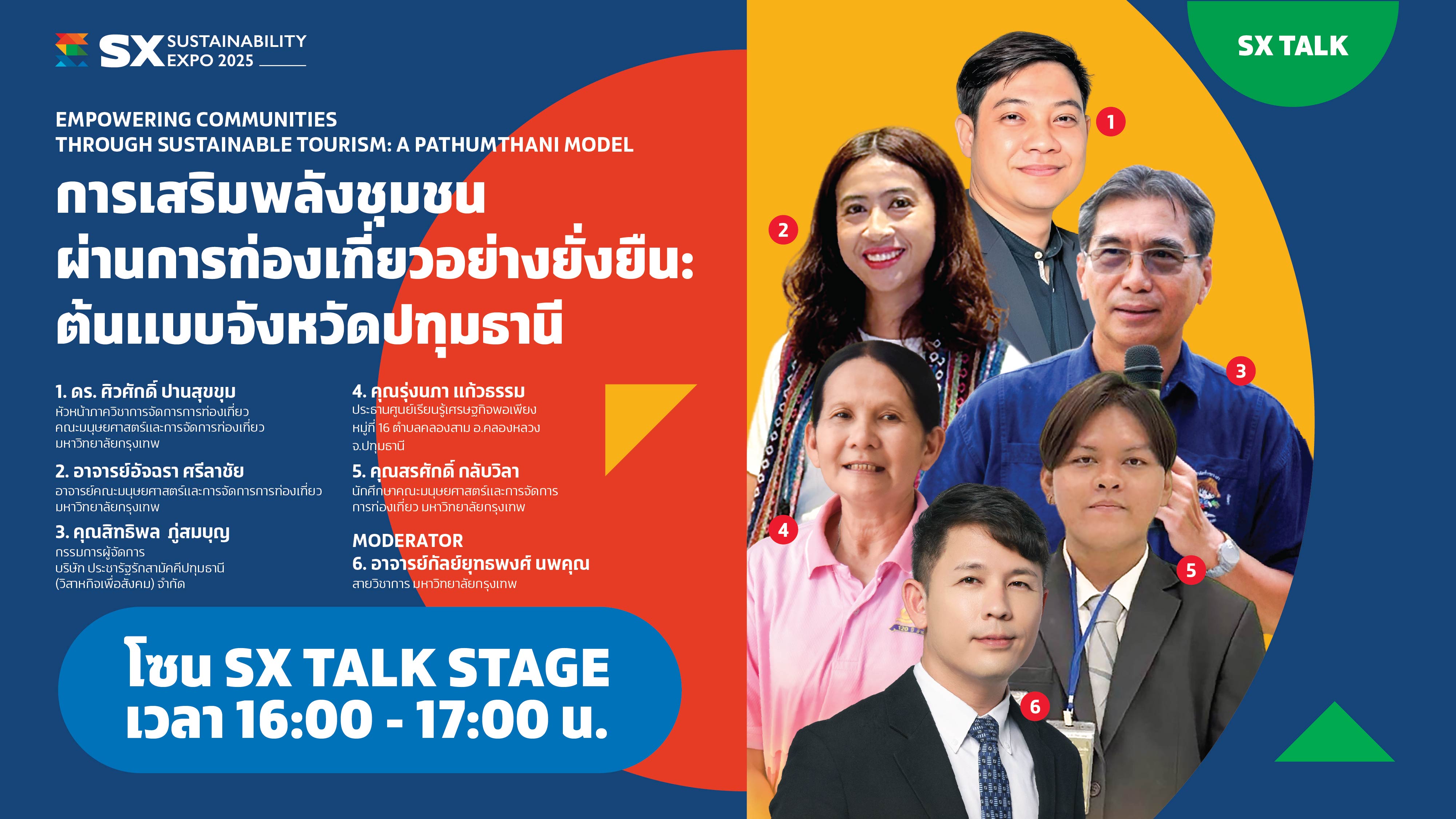 EMPOWERING COMMUNITIES THROUGH SUSTAINABLE TOURISM : A PATHUMTHANI MODEL