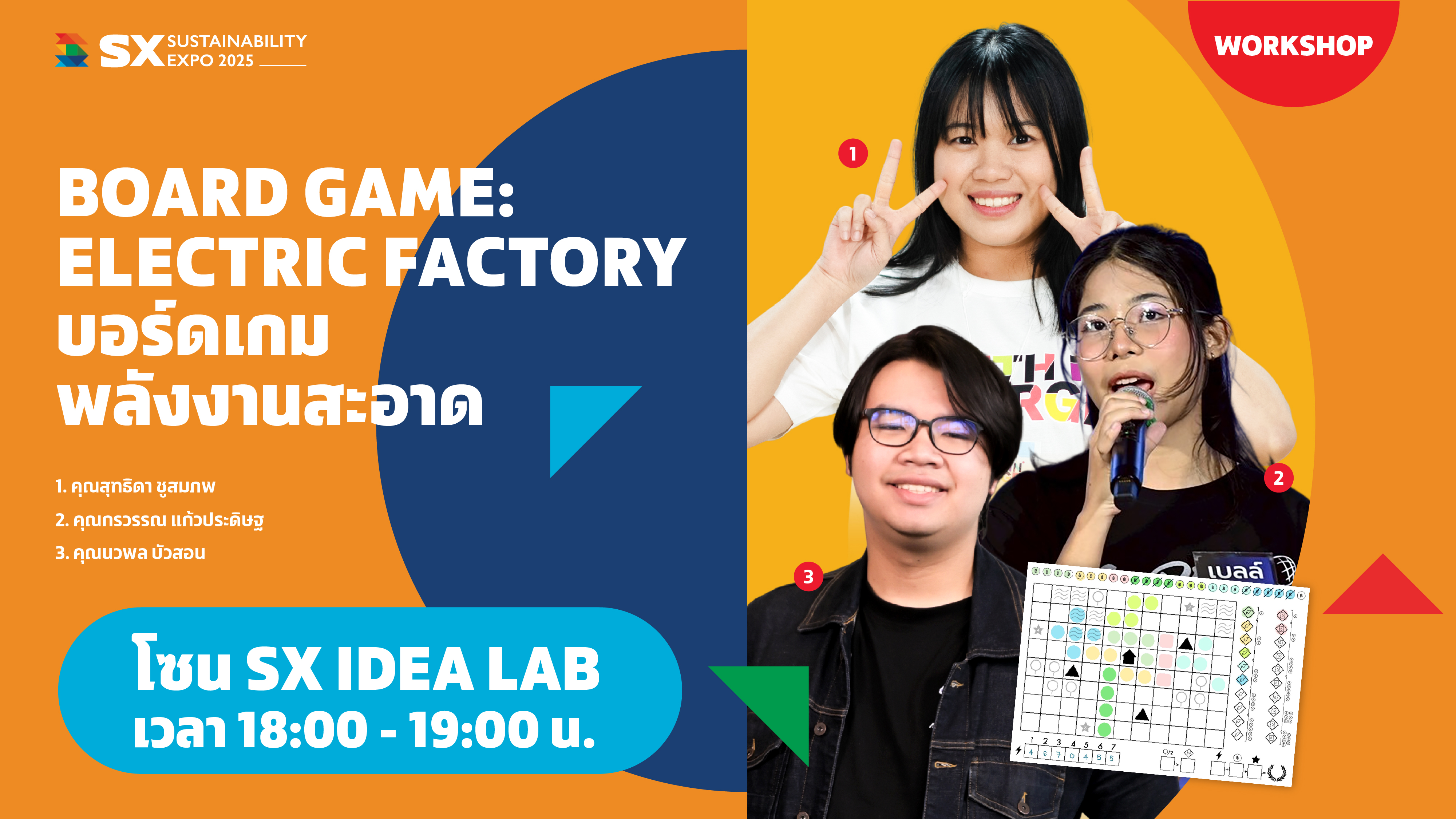 BOARD GAME : ELECTRIC FACTORY บอร์ดเกม พลังงานสะอาด