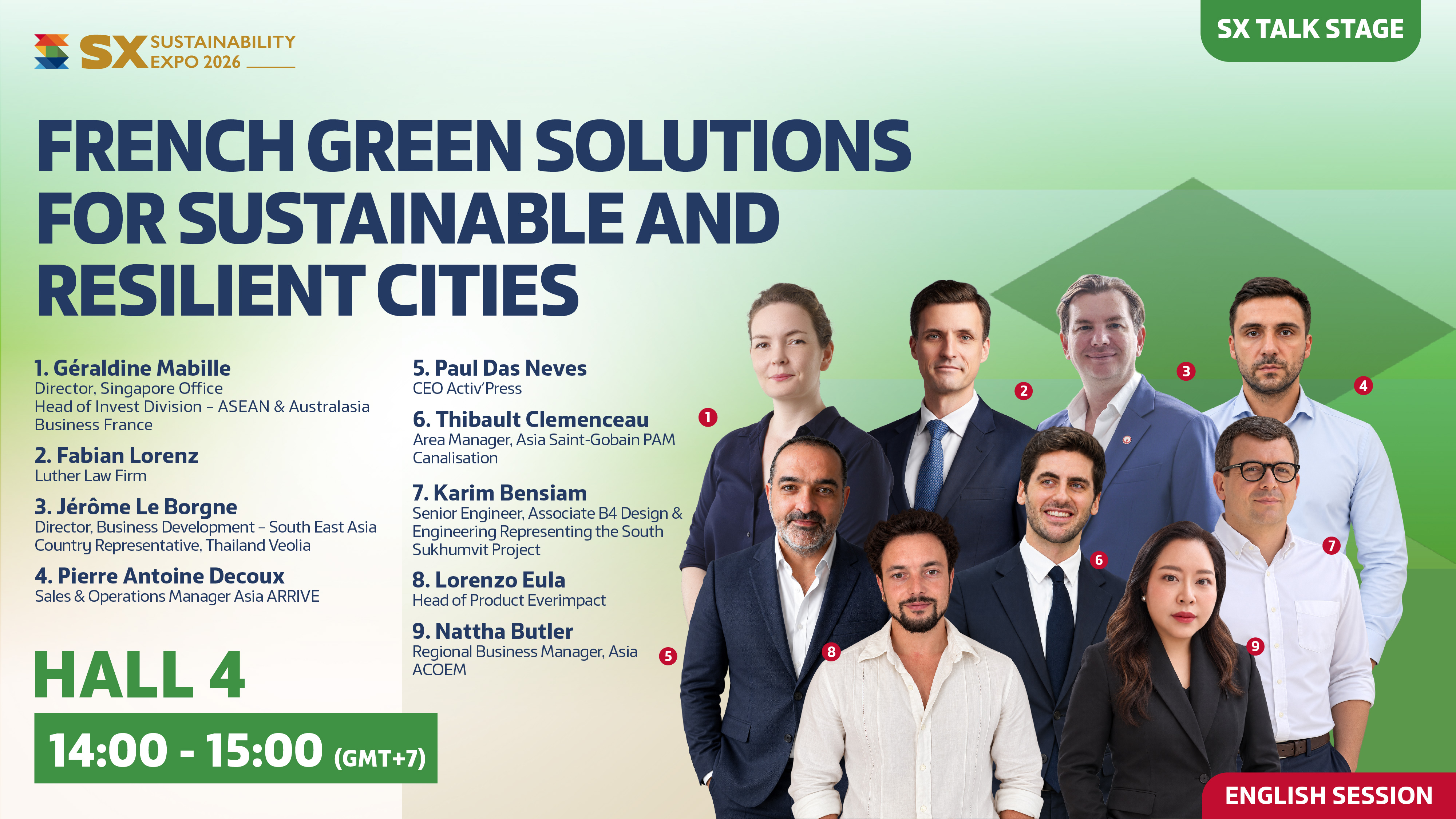 French Green Solutions for Sustainable and Resilient Cities