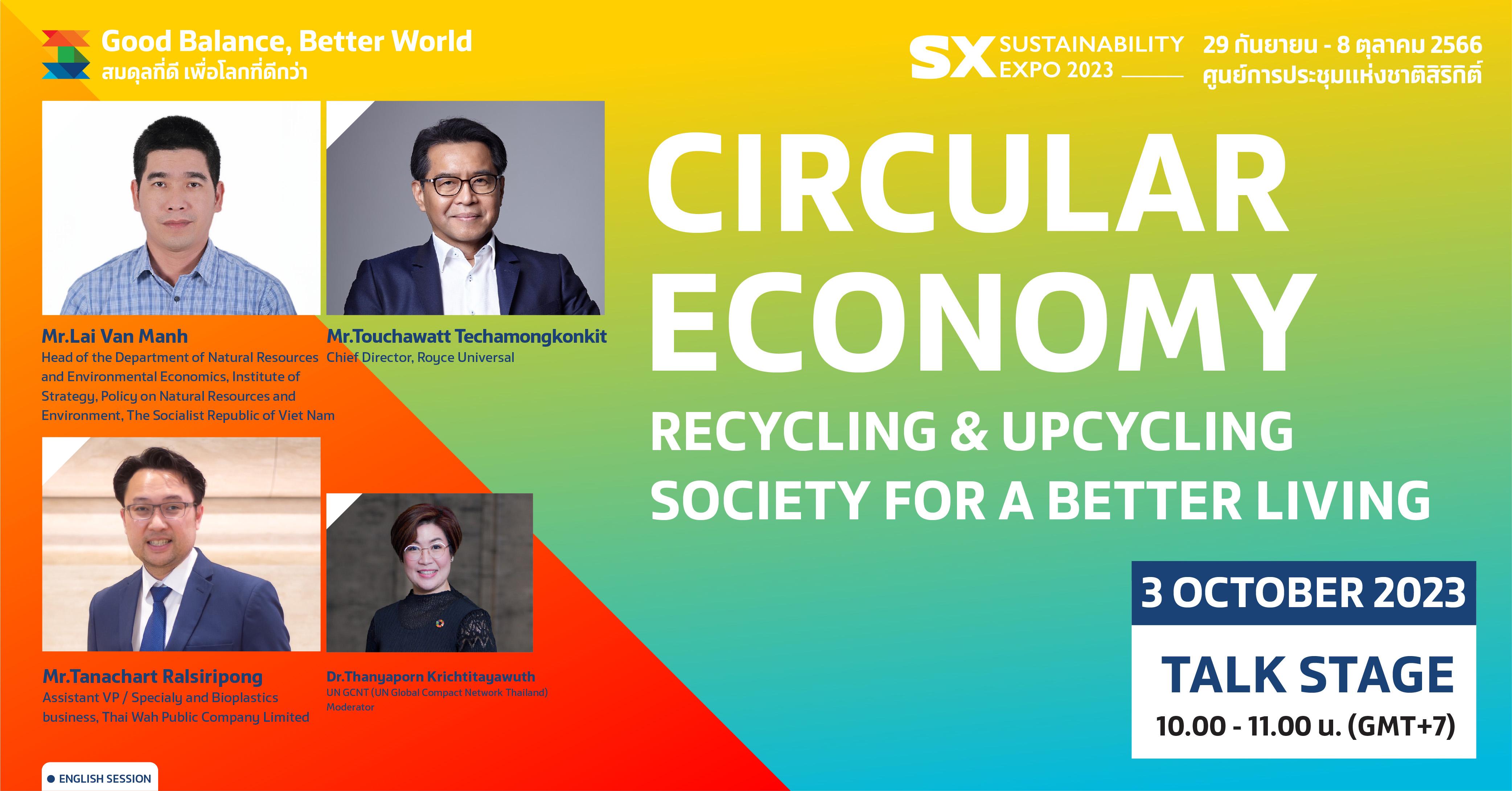 CIRCULAR ECONOMY RECYCLING & UPCYCLING SOCIETY FOR A BETTER LIVING