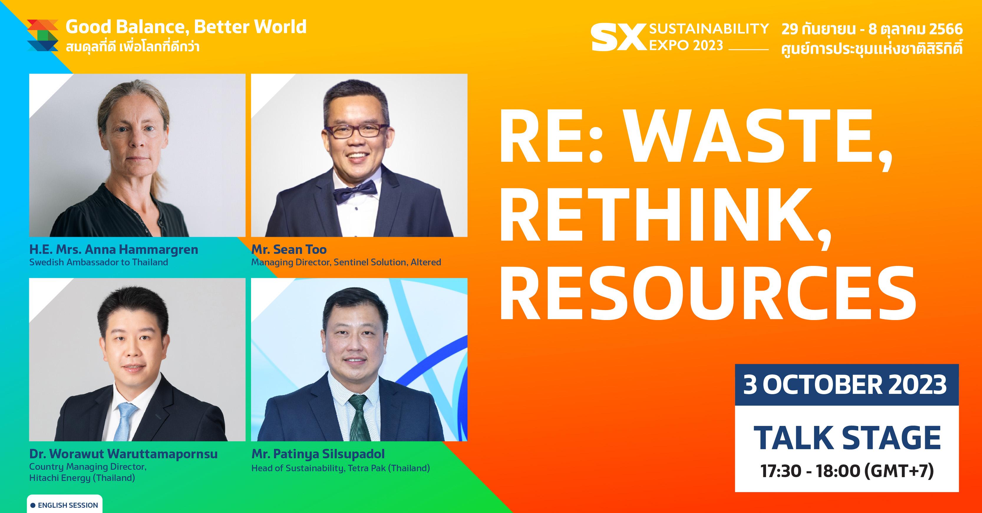 RE: WASTE, RETHINK, RESOURCES