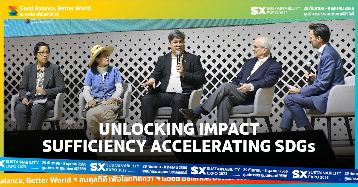 Unlocking Impact : Sufficiency Accelerating SDGs