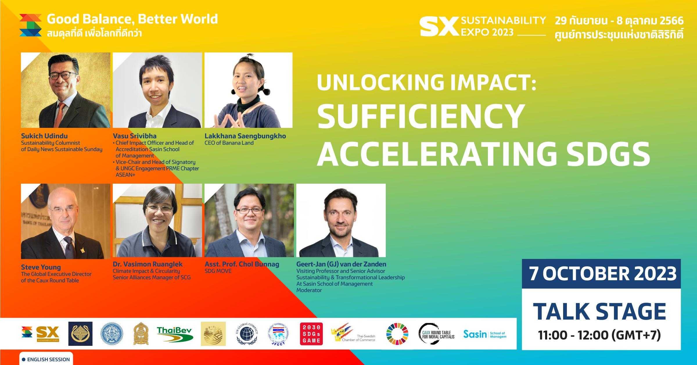 Unlocking Impact : Sufficiency Accelerating SDGs
