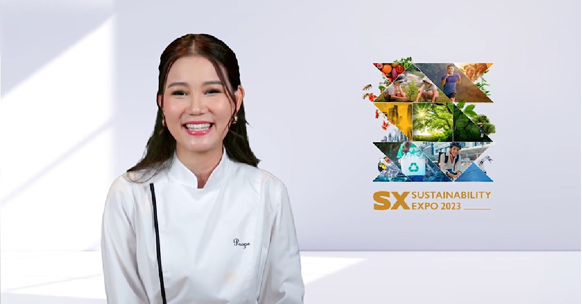 เชฟเป๋าเป้ รังสรรค์เมนู "กะเพราพัก Break" ในงาน SUSTAINABILITY EXPO 2023
