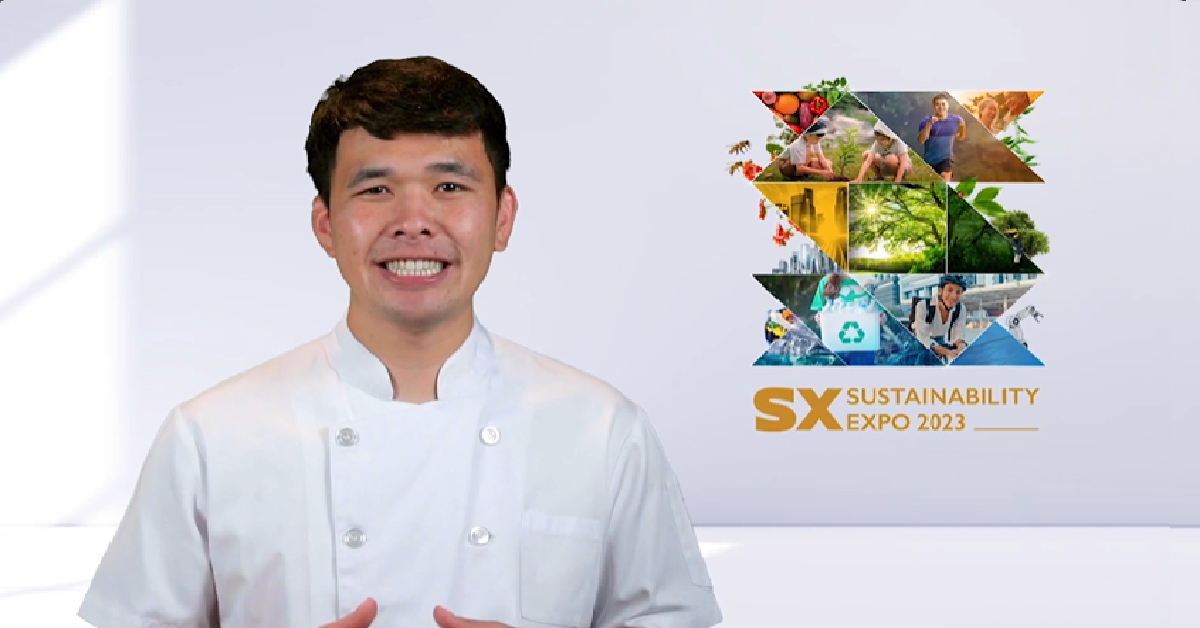 เชฟเฟิร์ส กับเมนู "บัวลอยนมสดน้ำผึ้งป่าทรัฟเฟิล" ในงาน SUSTAINABILITY EXPO 2023