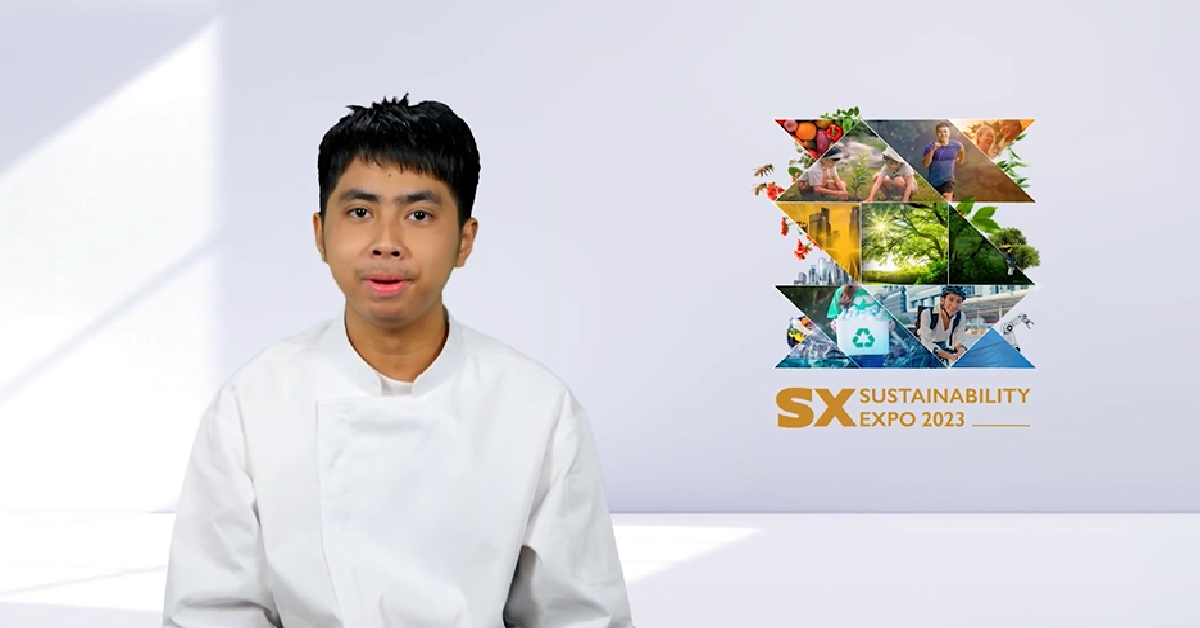 เชฟสตังค์ ชวนชิมเมนู "ไก่ใต้น้ำ" ในงาน SUSTAINABILITY EXPO 2023